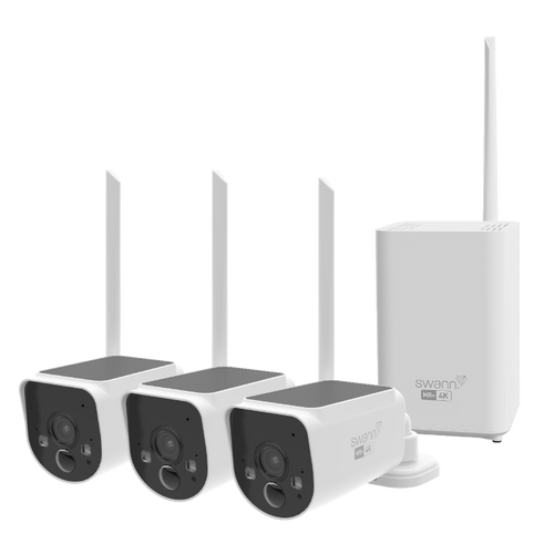 MaxRanger4K™ Solar 3 Camera Security System with Longest Range Wireless (Brown Box, Online Exclusive) | SWNVK-MAXV2SD3