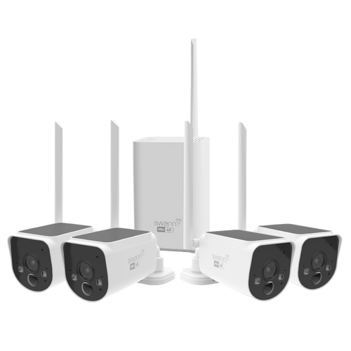 MaxRanger4K™ Solar 4 Camera Security System with Longest Range Wireless  | SWNVK-MAXV2SD4