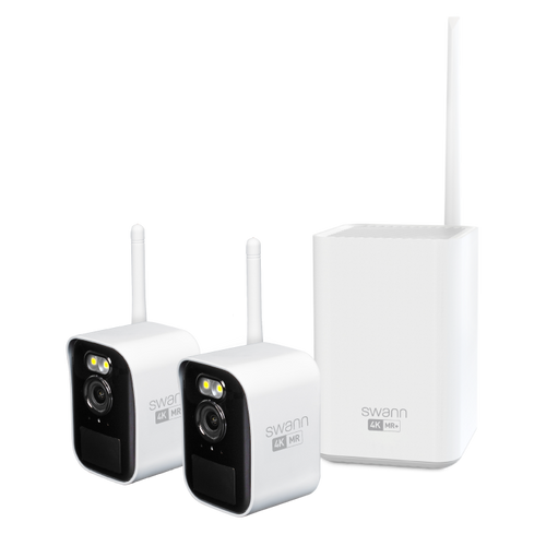 Swann MaxRanger4K™ Mini Long-Range Wireless Security System with 2 Cameras | SWNVK-MRMINISD2