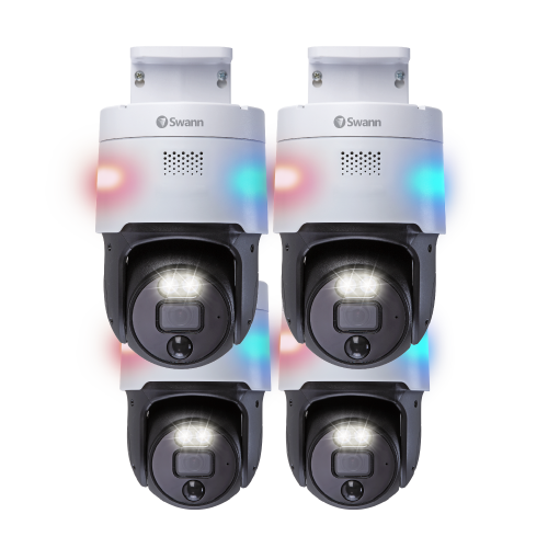 4K Add-On NVR Pan & Tilt Security Camera - 4 Pack | SONHD-900PTPK4