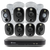 8 Camera 8 Channel 4K Ultra HD DVR Spotlight Security System | SWDVK-855808WL