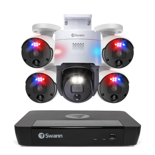 5 Camera 8 Channel 4K Ultra HD Professional NVR Security System - SONVK-8898041PT
