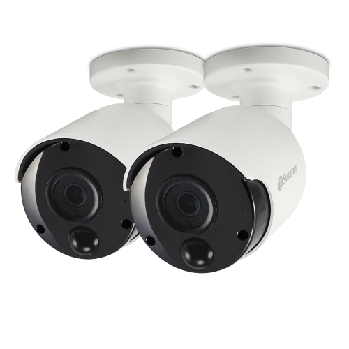 4K Ultra HD Thermal Sensing Bullet IP Security Camera - 2 Pack | SRNHD-887MSBWB2