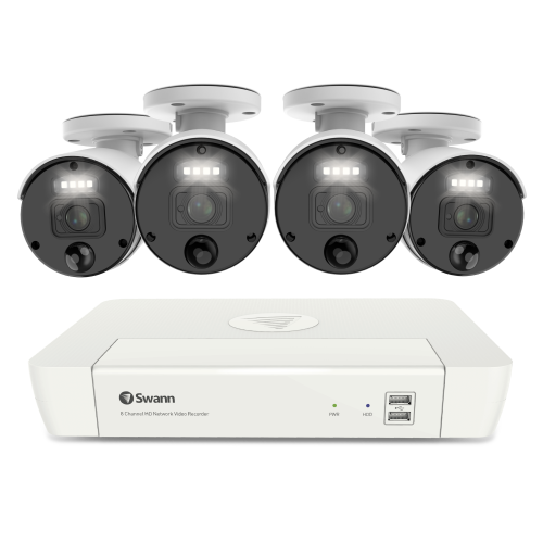 4 Camera 8 Channel 4K Master-Series NVR Security System | SONVK-87680W4