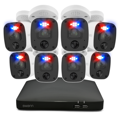 Home 8 Camera 8 Channel 4K Ultra HD DVR 1TB HDD Security System with Mic | SWDVK-858808MQ1TB