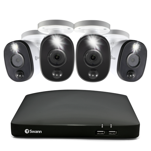 4 Camera 8 Channel 1080p Full HD DVR Security System - SWDVK-846804WL