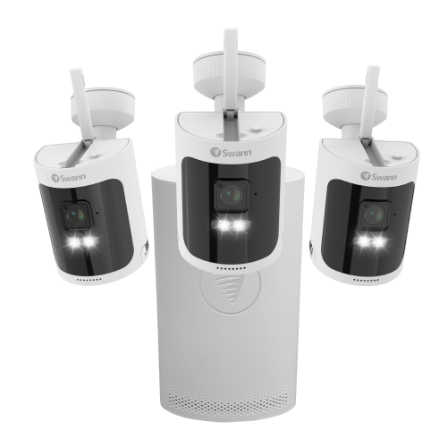 AllSecure600 2K Wireless Security Kit with 3 x Wire-Free Cameras & NVR Tower | SWNVK-600SD3