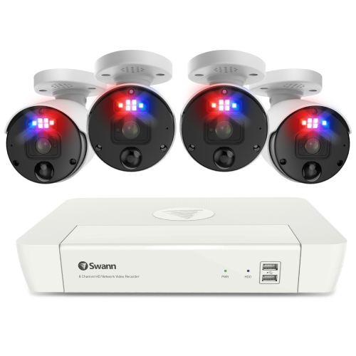 4 Camera 8 Channel 4K Ultra HD Professional NVR Security System | SWNVK-88980W4