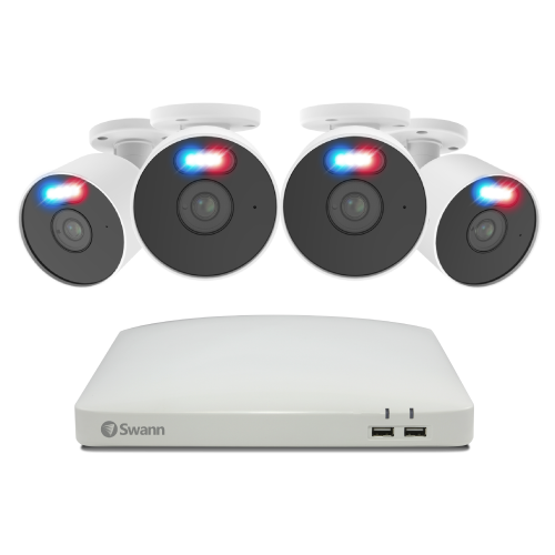 4 Camera 8 Channel 1080p Full HD Audio/Video DVR Security System | SWDVK-84880W4AOC