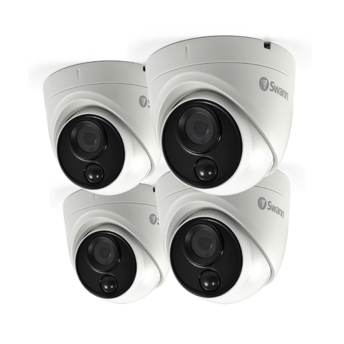 4K Ultra HD Thermal Sensing Dome Security Camera - 4 Pack | SRPRO-4KDOMEWB4