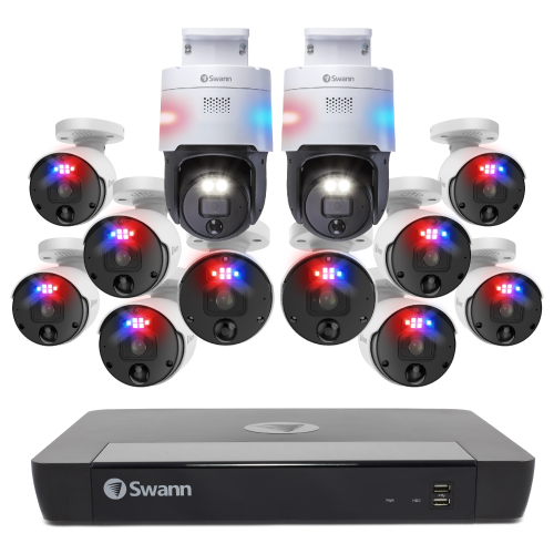 12 Camera 16 Channel 12MP Professional NVR Security System | SONVK-1690010B2PT